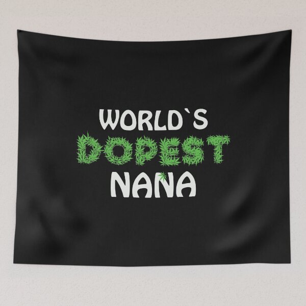 Item preview, Worlds Dopest Nana Cannabis Marihuana Ganja Pot Stoner Grandma Grandmom Mum Ganny Gift designed and sold by TheAplus.