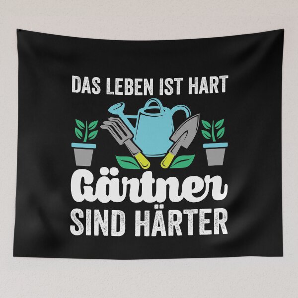 Artikelvorschau, DAS LEBEN IST HART GÄRTNER SIND HÄRTER entworfen und verkauft von Spirit-Designs.