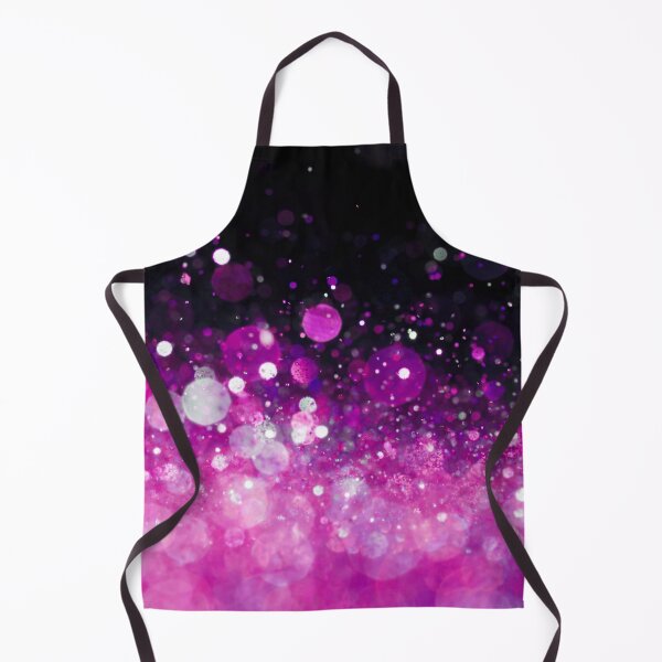 Item preview, Abstract magenta shiny lights on black background II designed and sold by fowons.
