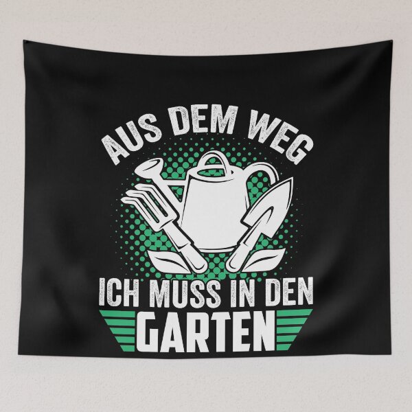 Item preview, AUS DEM WEG ICH MUSS IN DEN GARTEN designed and sold by Spirit-Designs.