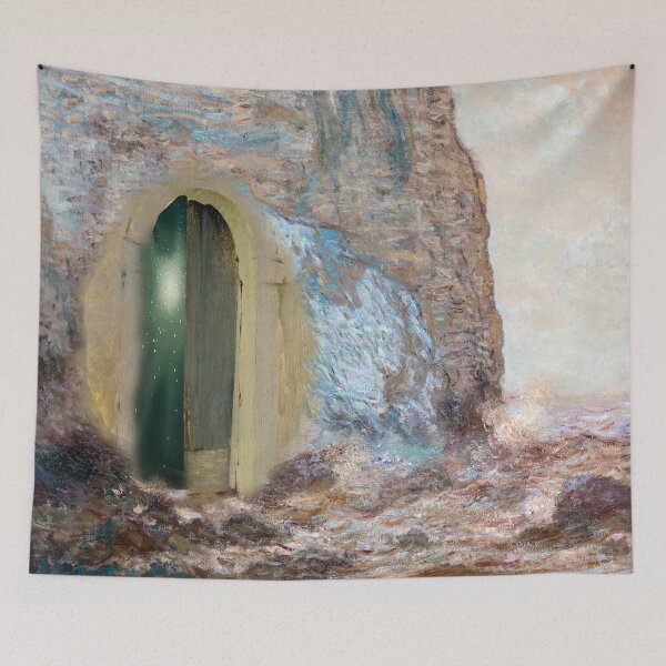 Item preview, Infinite Reflection Painting Collage Art designed and sold by dreamofdenim.