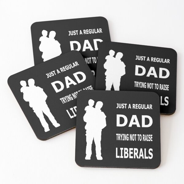 Item preview, Just A Regular Dad Trying Not To Raise Liberals Essential T-Shirt designed and sold by pondemand.