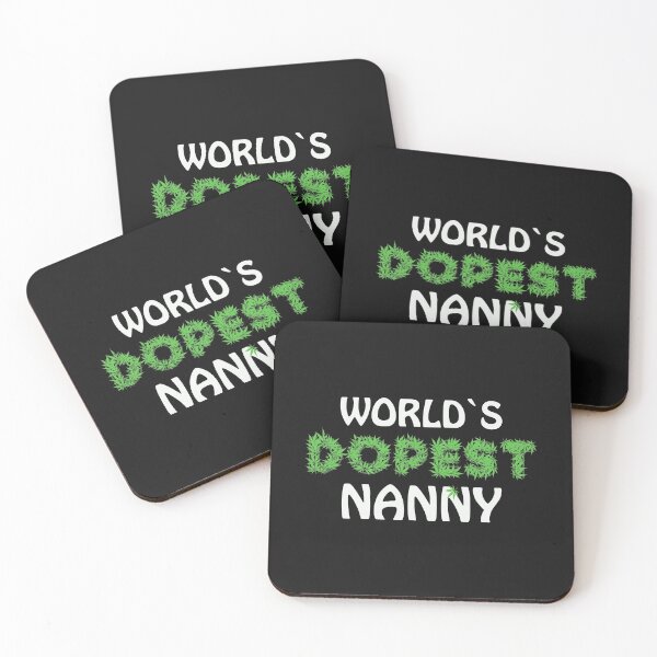 Item preview, Worlds Dopest Nanny Babysitter Cannabis Marihuana Ganja Pot Stoner Housekeeper Caregiver Gift designed and sold by TheAplus.