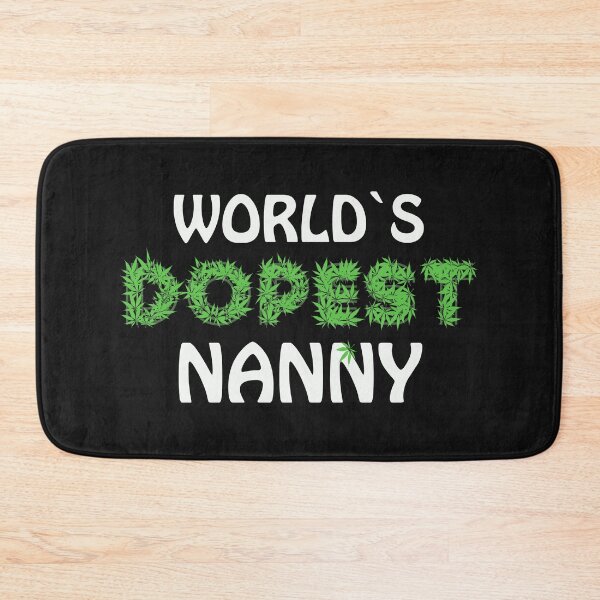 Item preview, Worlds Dopest Nanny Babysitter Cannabis Marihuana Ganja Pot Stoner Housekeeper Caregiver Gift designed and sold by TheAplus.