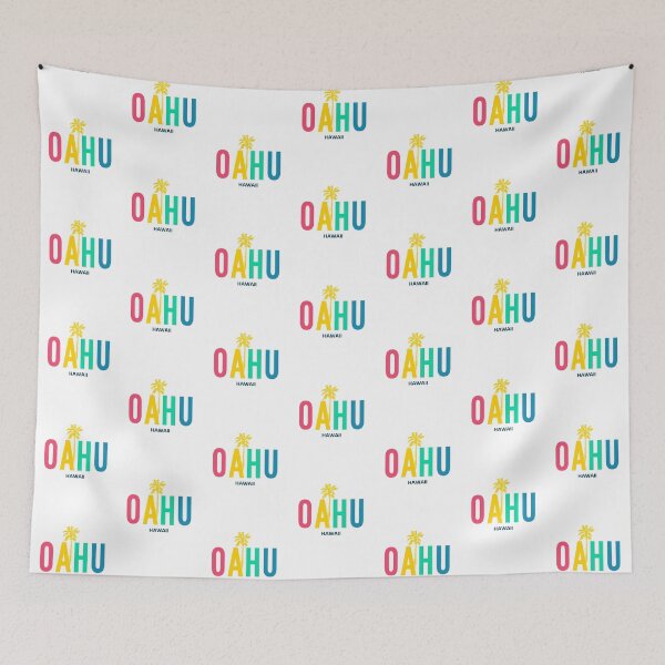 Item preview, Oahu Hawái designed and sold by HappyPeeps.
