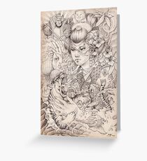 Irezumi Greeting Card
