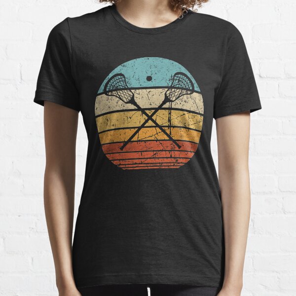 Lacrosse lacrosse stick vintage retro sun Essential T-Shirt