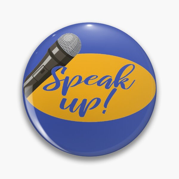 Item preview, Speak Up! Microphone designed and sold by Happy Puppy Print On Demand.