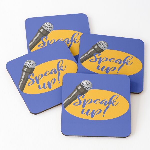 Item preview, Speak Up! Microphone designed and sold by Happy Puppy Print On Demand.