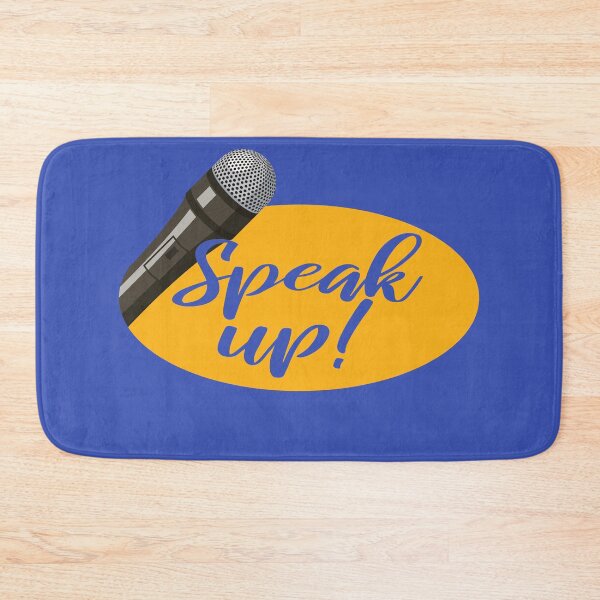 Item preview, Speak Up! Microphone designed and sold by Happy Puppy Print On Demand.