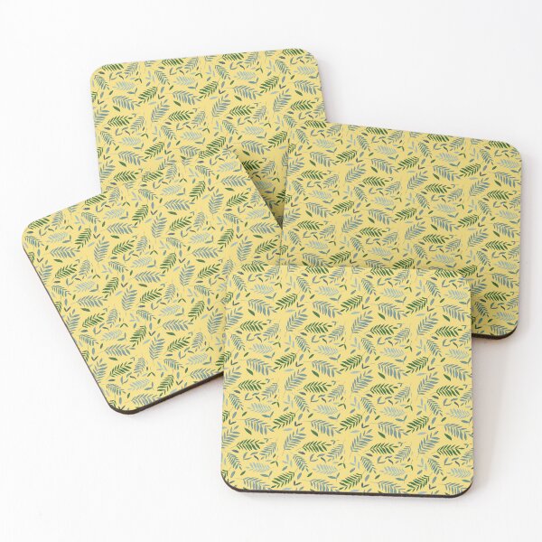 Item preview, Tropical Leaves Yellow designed and sold by Katsillustration.