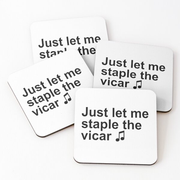 Item preview, Peter Kay Misheard Song Lyrics - Staple the Vicar designed and sold by amberbanks1411.