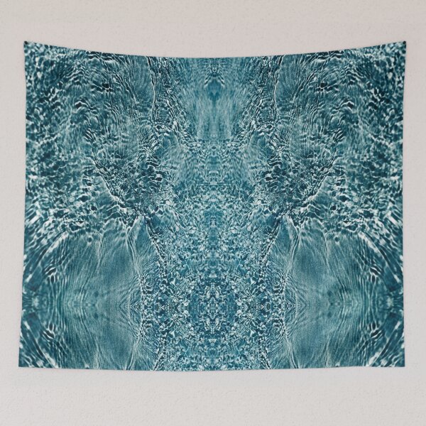 Item preview, Water motif, reflection in blue. designed and sold by Psilographics.