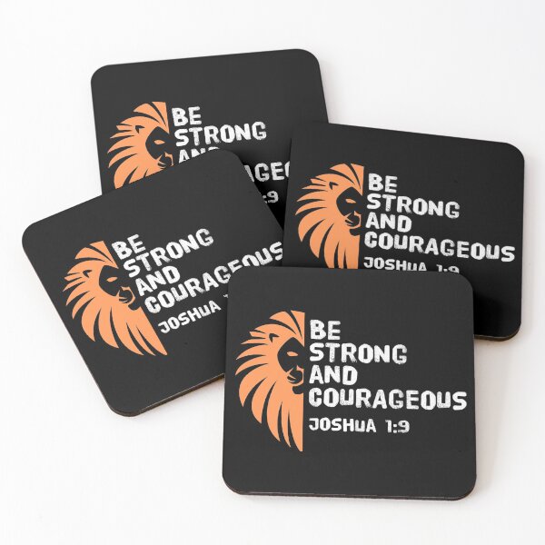 Item preview, Be Strong and Courageous  designed and sold by PRNTDADZ.