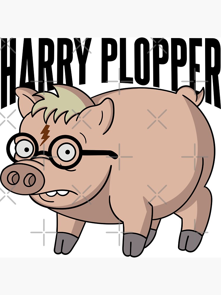 Harry Plopper Magnet for Sale by McPod