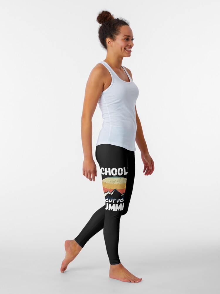 Discover School's Out for Summer, Mountain Forest Sunset, Last Day of School Leggings