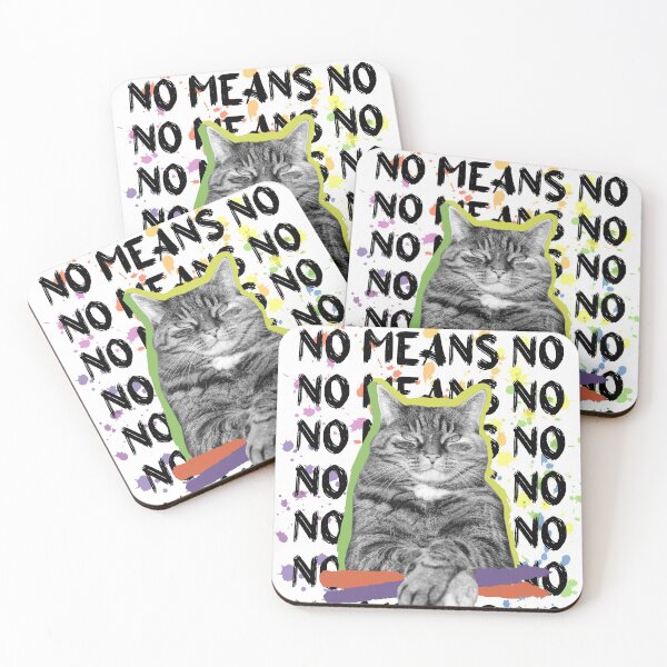 Item preview, No Means No designed and sold by Typography & Streetwear.