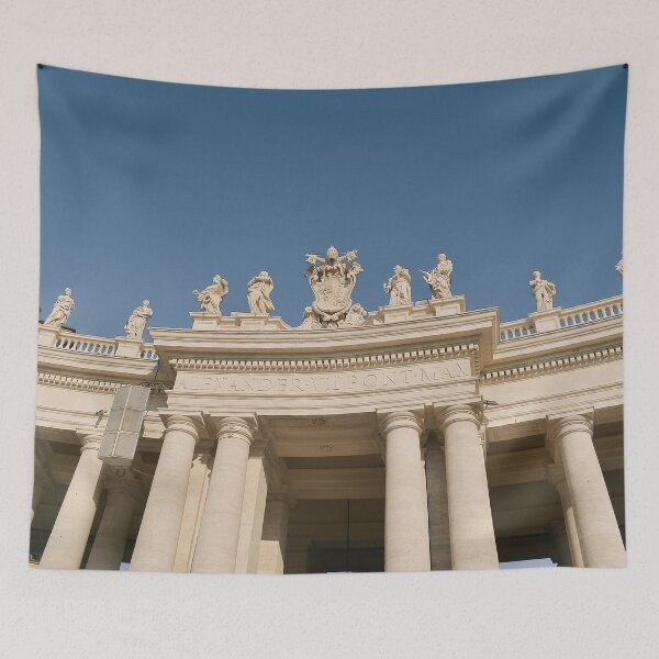 Item preview, Saint Peter's Square Close Up | Vatican City, Rome, Italy | Europe Travel Photography Art Print designed and sold by julidescole.