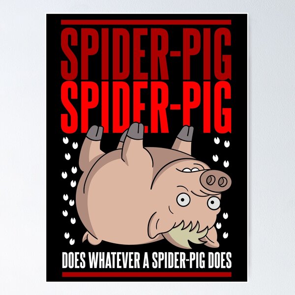 Red Bubble Spider Poster for Sale by Carrie Potter