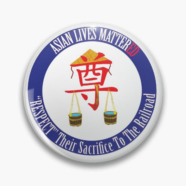 Item preview, Asian Lives Mattered. Stop Asian Hate during Asian Heritage Awareness Month. Honour the history of Chinese Railroad workers. designed and sold by GTOATlogos.