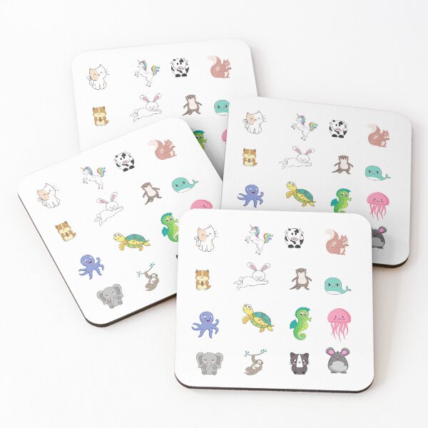 Item preview, Cute animals compilation pack ( buy large or medium in a sticker) designed and sold by vashumaso.