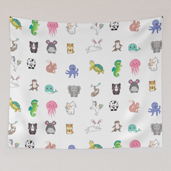 Item preview, Cute animals compilation pack ( buy large or medium in a sticker) designed and sold by vashumaso.