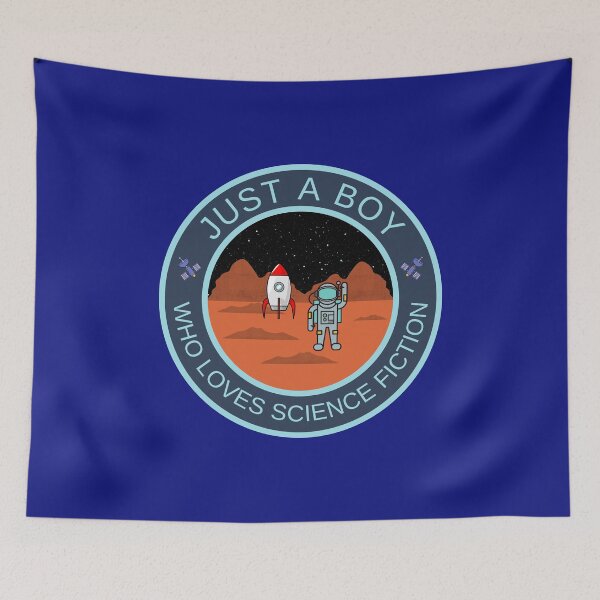 Item preview, Just a boy who loves Science Fiction designed and sold by fev-rocks.