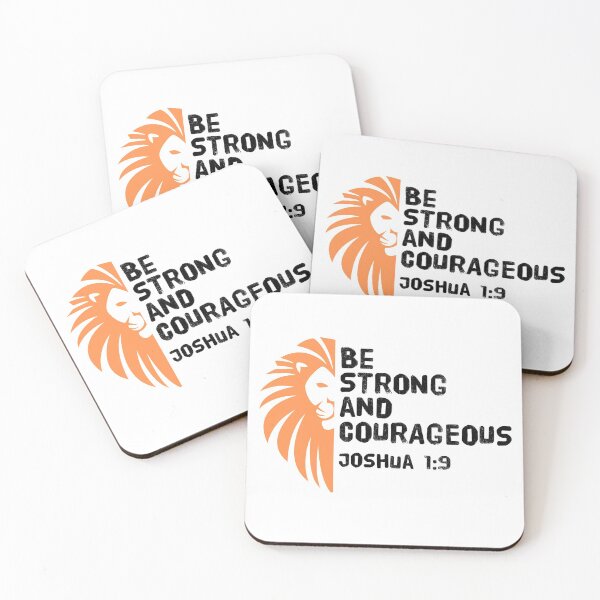 Item preview, Be Strong and Courageous  designed and sold by PRNTDADZ.