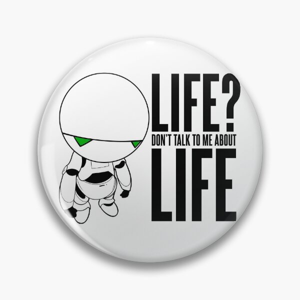 Item preview, Marvin Don't Talk to Me About Life designed and sold by Meta Cortex.