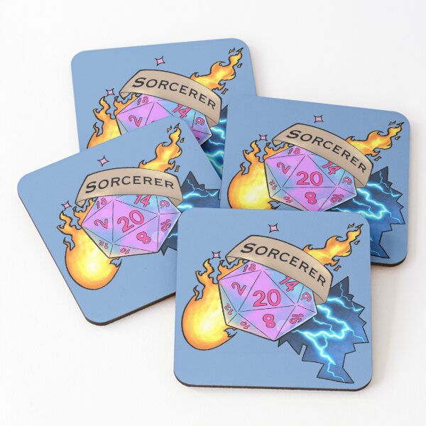 Item preview, D&D Sorcerer Dice designed and sold by Kimmicomics.