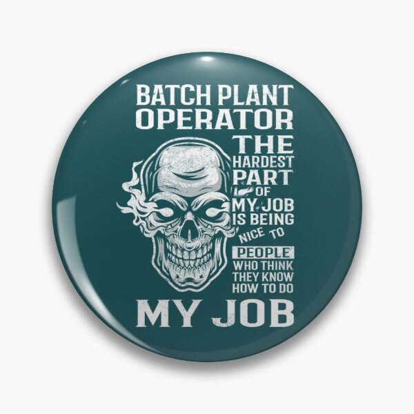 Item preview, Batch Plant Operator designed and sold by EasyJersey.