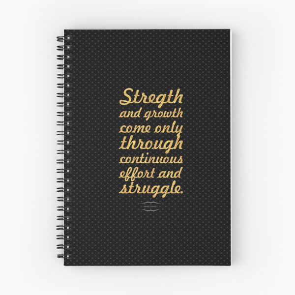 Item preview, Stregth and growth... “Napoleon Hill” Inspirational Quote designed and sold by Powerofwordss.