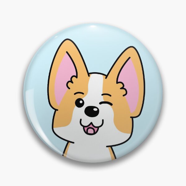 Item preview, Cute Corgi Winking Flirty designed and sold by DimensionC169.