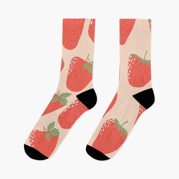 Item preview, Strawberries Pattern designed and sold by space-kitten.