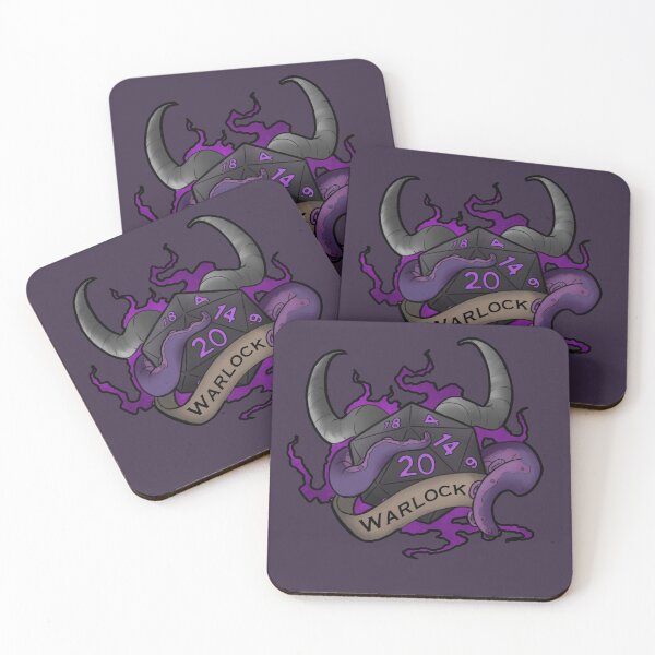 Item preview, D&D Warlock Dice designed and sold by Kimmicomics.