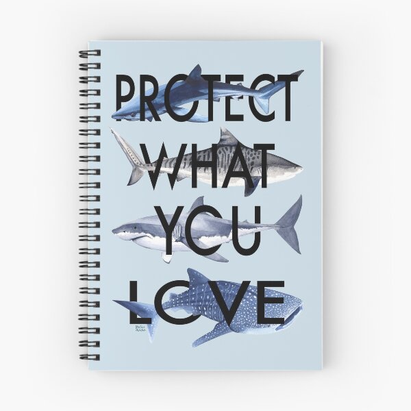 Item preview, PROTECT WHAT YOU LOVE-sharks designed and sold by BEATRIZ ABAITUA.