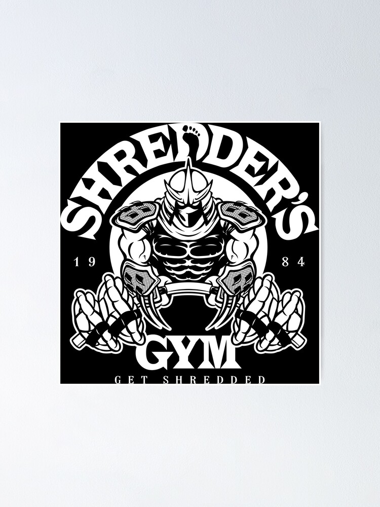 Shredders Gym Shirt, TMNT SHIRT, Teenage Mutant Ninja Turtles