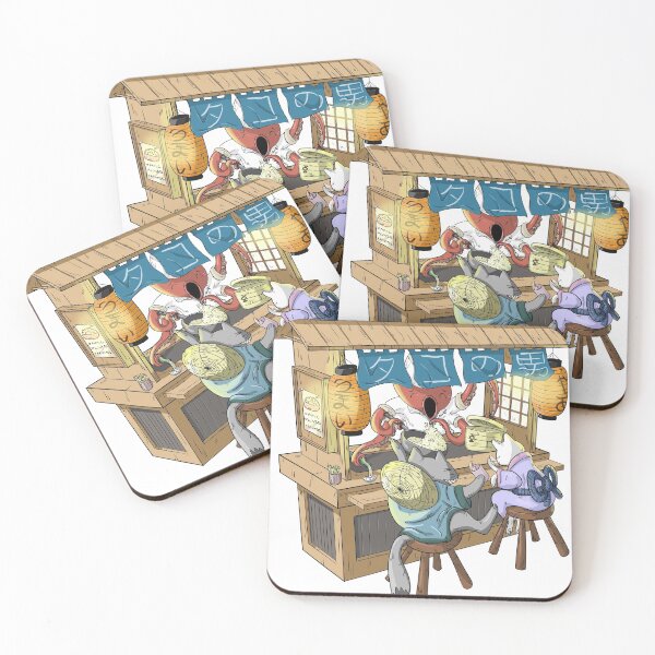 Item preview, Cats and Octopus at Japanese street food Snack bar designed and sold by Shinchiller.