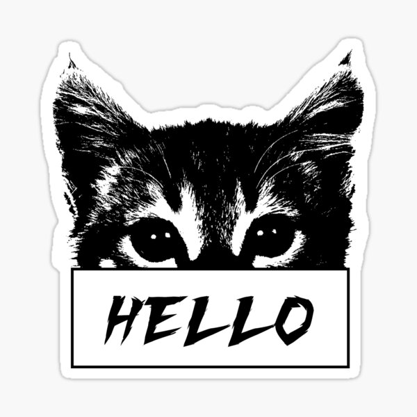 Item preview, Kitten Hello designed and sold by llorddd.