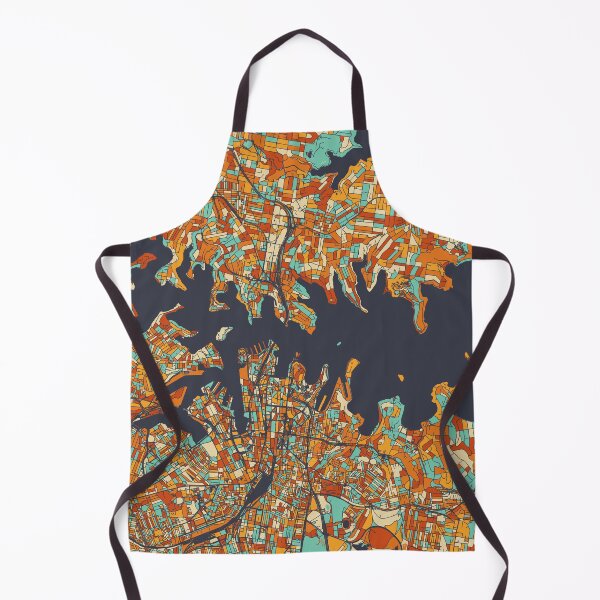 Item preview, Sydney Map - Mosaic - Retro Colors designed and sold by HomeCities.