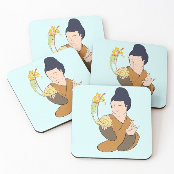 Item preview, Monkey trying to leap out of the hand of Buddha designed and sold by GO-Ink.