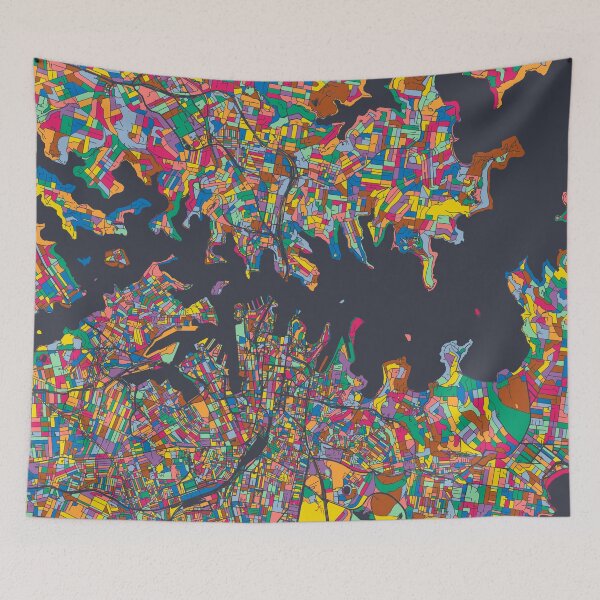 Item preview, Sydney Map - Mosaic - 2021 Colors designed and sold by HomeCities.