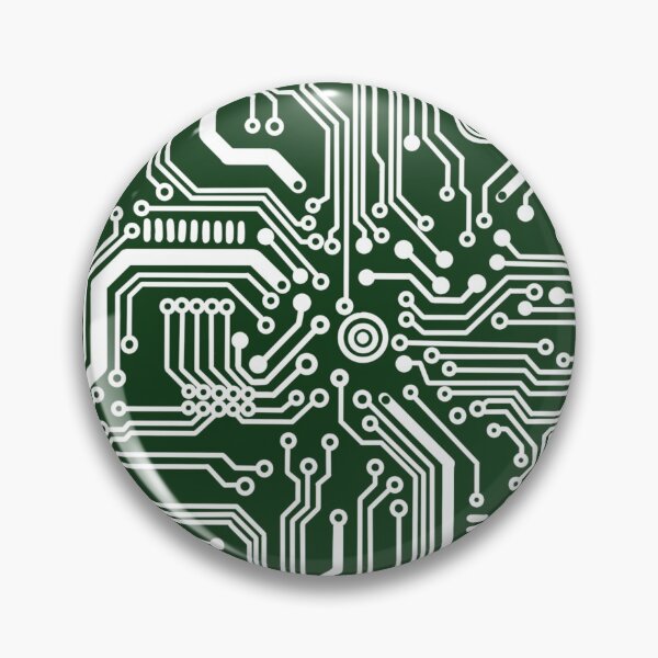 Item preview, Dark Green microchip hardware circuit design designed and sold by Giulia  Palazzo.