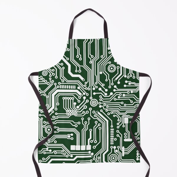 Item preview, Dark Green microchip hardware circuit design designed and sold by Giulia Palazzo.