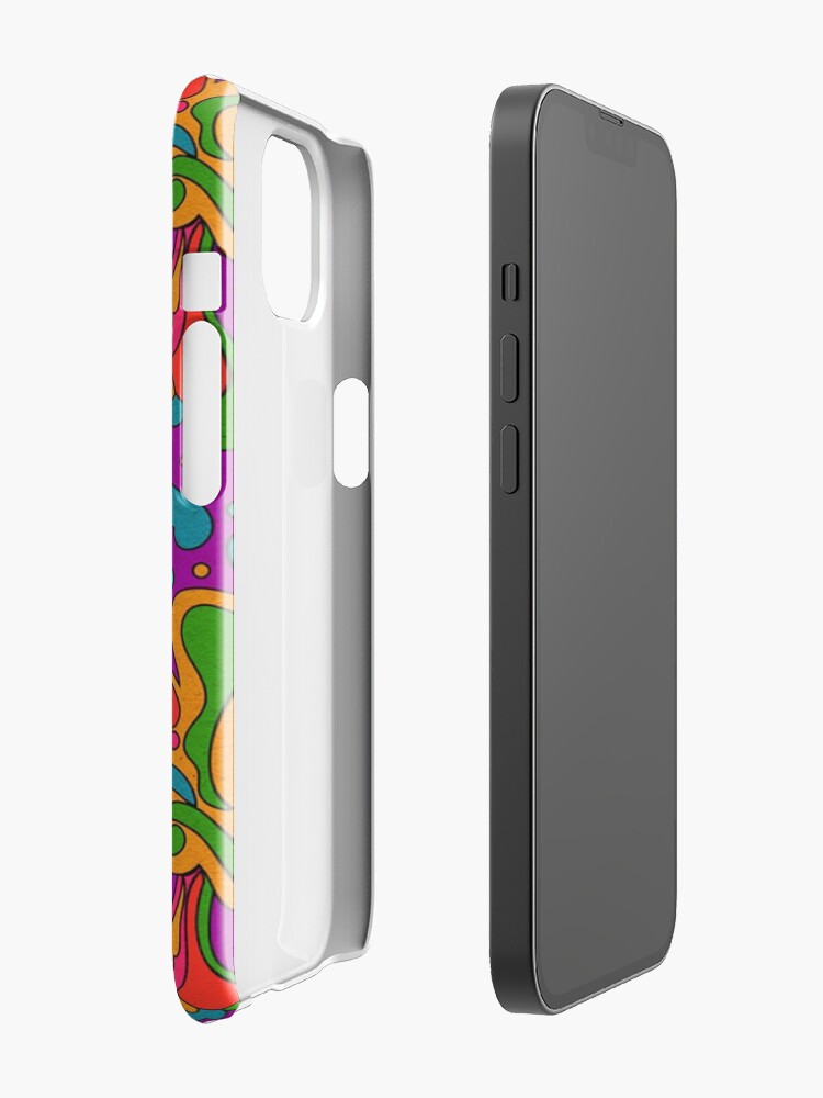 Alternate view of ACID BLOOM iPhone Case