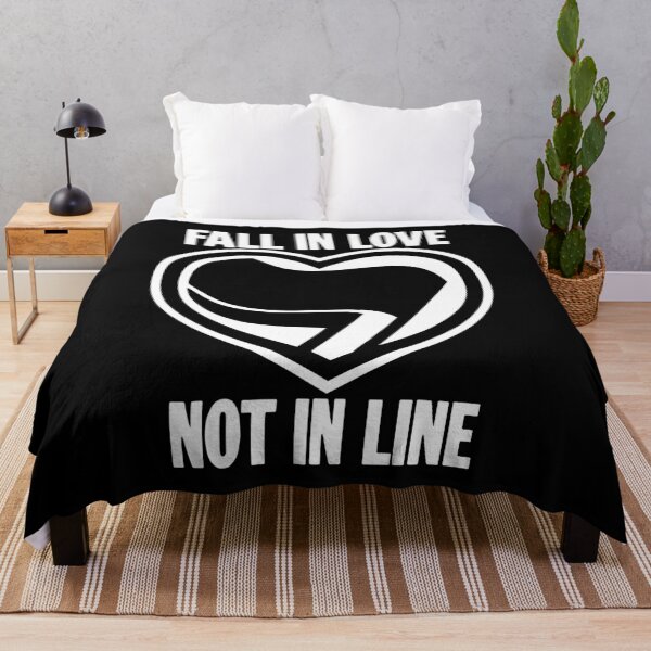 Item preview, Fall In Love, Not In Line designed and sold by Good-Looking Corpse.