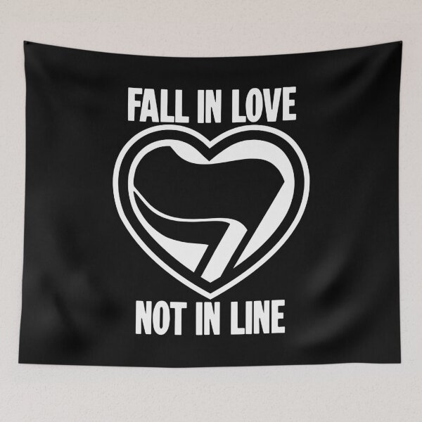 Item preview, Fall In Love, Not In Line designed and sold by Good-Looking Corpse.