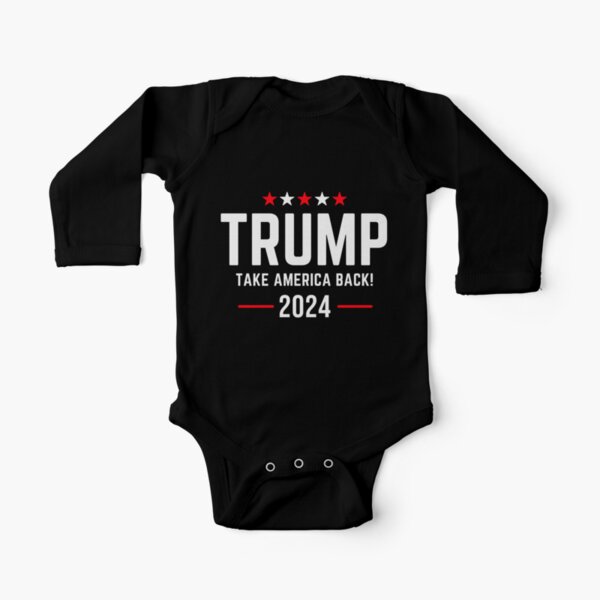 Make America Cute Again Donald Trump Parody Cute Onesie Funny Baby Bodysuit 