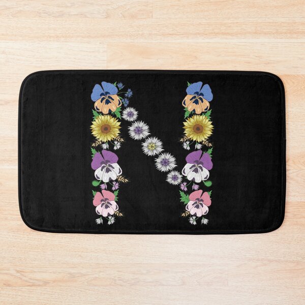 Item preview, Letter N - Cute Initial Monogram Floral Alphabet Letters designed and sold by r-silver.