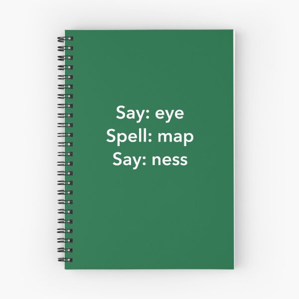 Item preview, Say Eye Spell Map Say Ness Funny Shirt designed and sold by Yipptee Shirts.